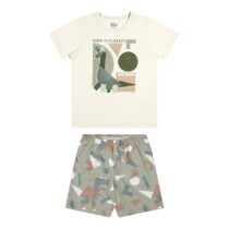 Pijama infantil curto brilha no escuro Dinossauro – Elian