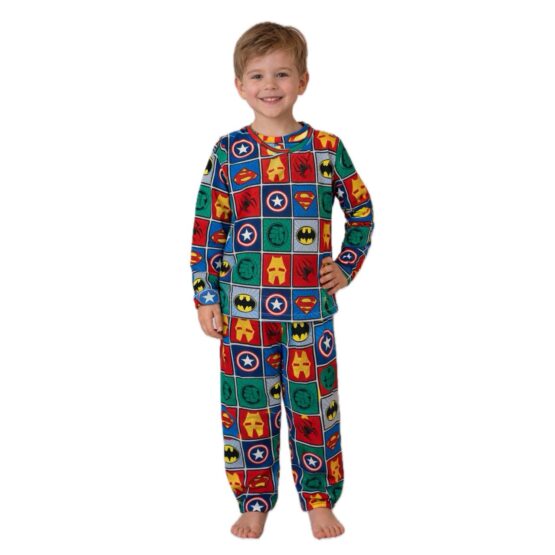 Pijama infantil longo Herois