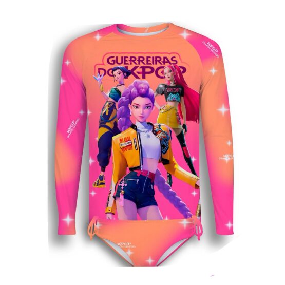 Conjunto UV Triquini Guerreiras K-Pop