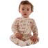 Macacão infantil manga longa com pezinho Brinquedos - Up Baby Moda Madá