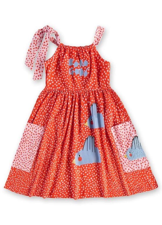 Vestido infantil Passarinho – Três e Já