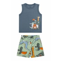 Conjunto regata e short infantil Safari – Elian