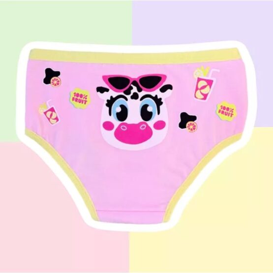 Kit calcinhas infantis Fofuras 2 peças