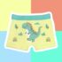 Kit cuecas infantis Dinossauro 2 peças Moda Madá