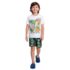 Pijama infantil curto Dinossauro - Fakini