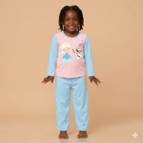 Pijama infantil longo Frozen