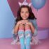 Meia 3/4 infantil Unicórnio - Cia da Meia Moda Madá