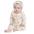 Macacão infantil manga longa Ursinha - Up Baby Moda Madá