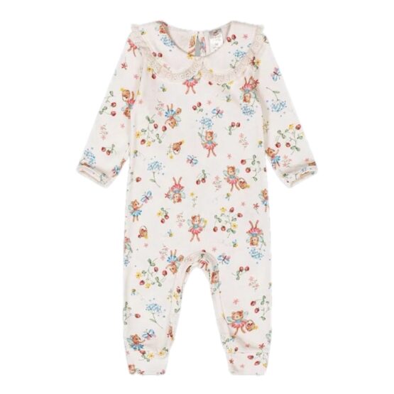 Macacão infantil manga longa Ursinha – Up Baby