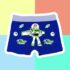 Kit cuecas infantis Toy Story 2 peças Moda Madá