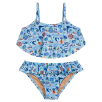 Biquini infantil Náutico Babado – Pingo Lelê