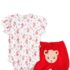 Conjunto infantil body e short Ursinha - Pingo Lelê