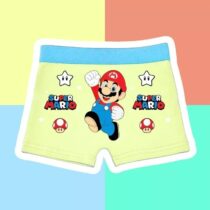 Kit cuecas infantis Mário Bros 2 peças