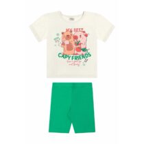 Conjunto infantil blusa e bermuda Capivara – Elian