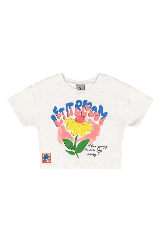Blusa infantil Flor Strass – Up Baby