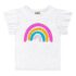 Blusa infantil Arco-íris Paetê - Quimby Moda Madá